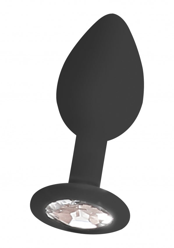 Shots Toys | OUCH! Silicone Butt Plug with Removable Jewel