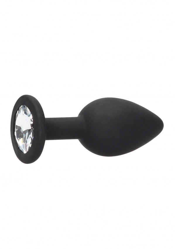 Shots Toys | OUCH! Silicone Butt Plug with Removable Jewel