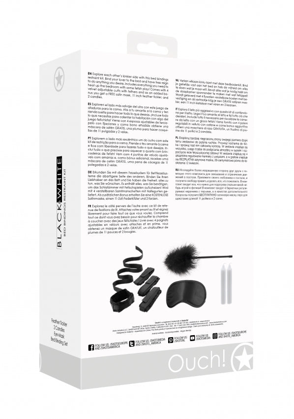 Shots Toys | Ouch! Bed Bindings Restraint Kit
