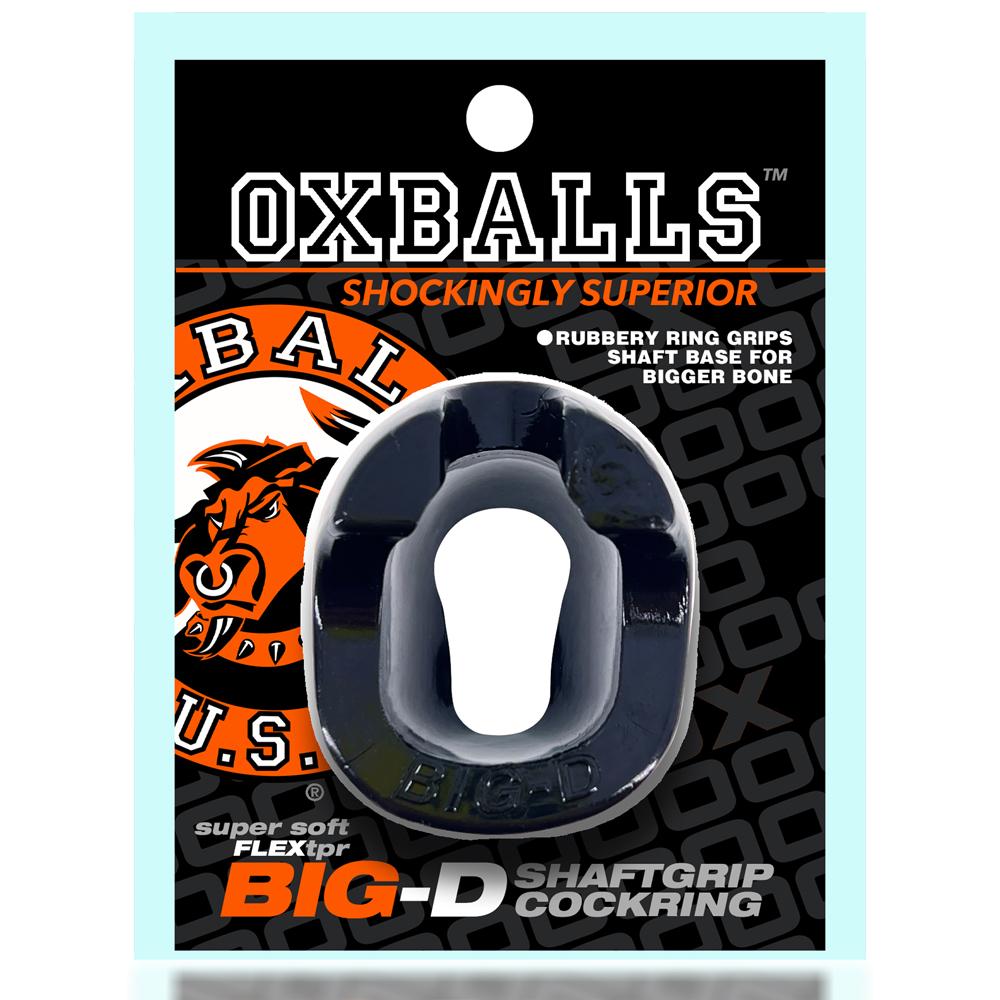 OxBalls Big D Shaft Grip Cock Ring Black