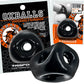 OxBalls TRI-SPORT XL thicker 3-ring cocksling BLACK