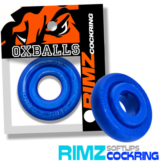OxBalls Rimz Cock Ring Blue