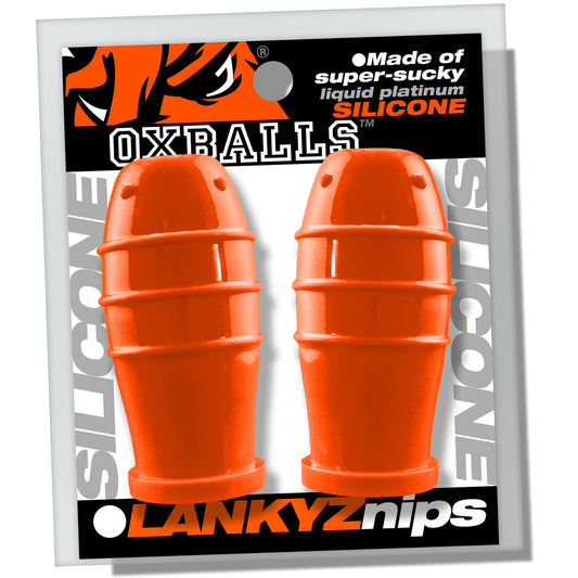 OxBalls Lankyz Silicone Nipsuckers Orange