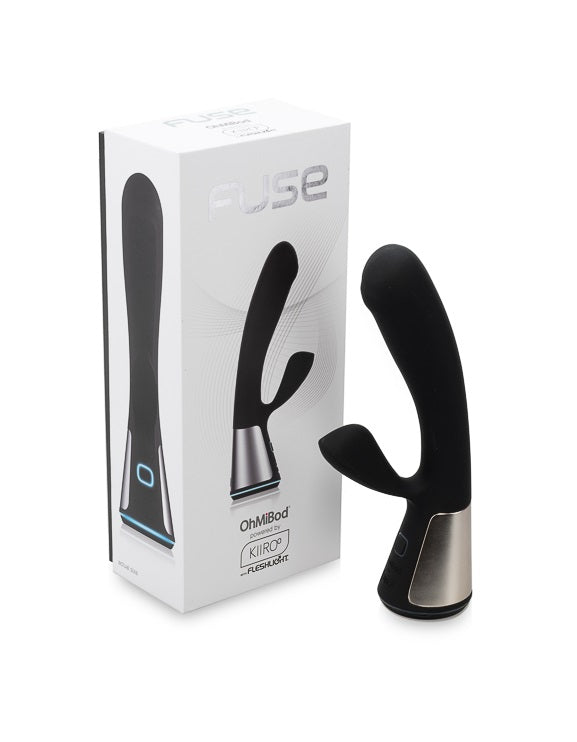 Kiiroo Fuse Interactive Dual-Stim G-Spot Vibrator - Black
