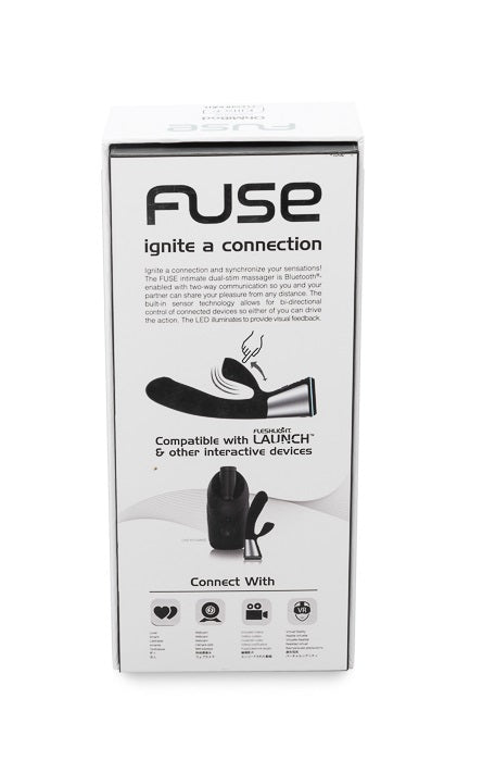 Kiiroo Fuse Interactive Dual-Stim G-Spot Vibrator - Black