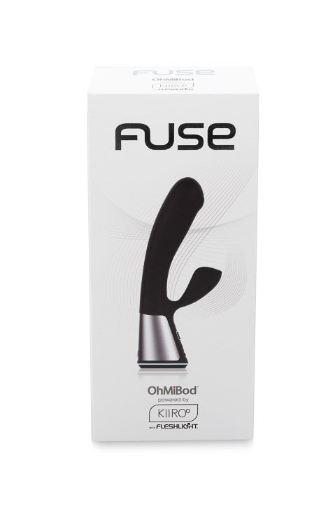 Kiiroo Fuse Interactive Dual-Stim G-Spot Vibrator - Black