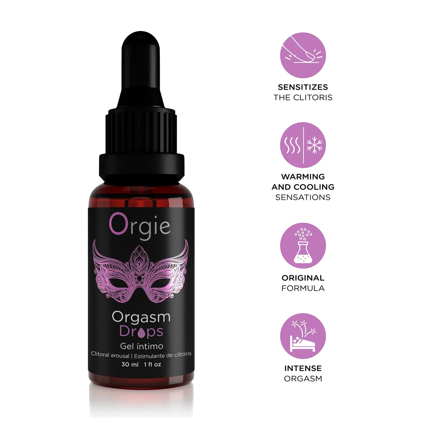 Orgie Orgasm Drops Clitoral Arousal Gel 30ml