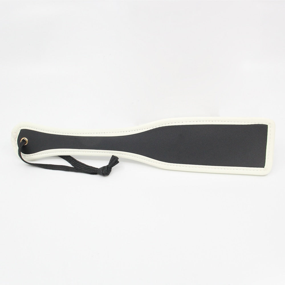 Love In Leather Black & Glow In The Dark Paddle PAD068
