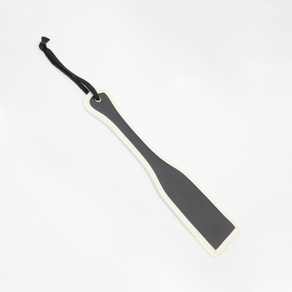 Love In Leather Black & Glow In The Dark Paddle PAD068