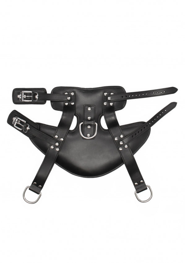 Shots Toys | Suspension Cuffs Saddle Leather Heavy Duty - Black