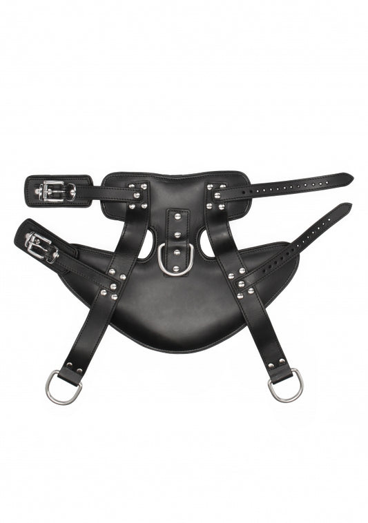 Shots Toys | Suspension Cuffs Saddle Leather Heavy Duty - Black