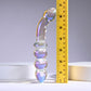 Playboy Pleasure JEWELS DOUBLE Clear Glass 17.1cm Double Ended Dildo