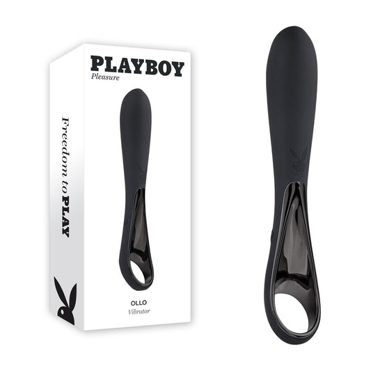 Playboy Pleasure OLLO Black 14.6cm USB Rechargeable Vibrator