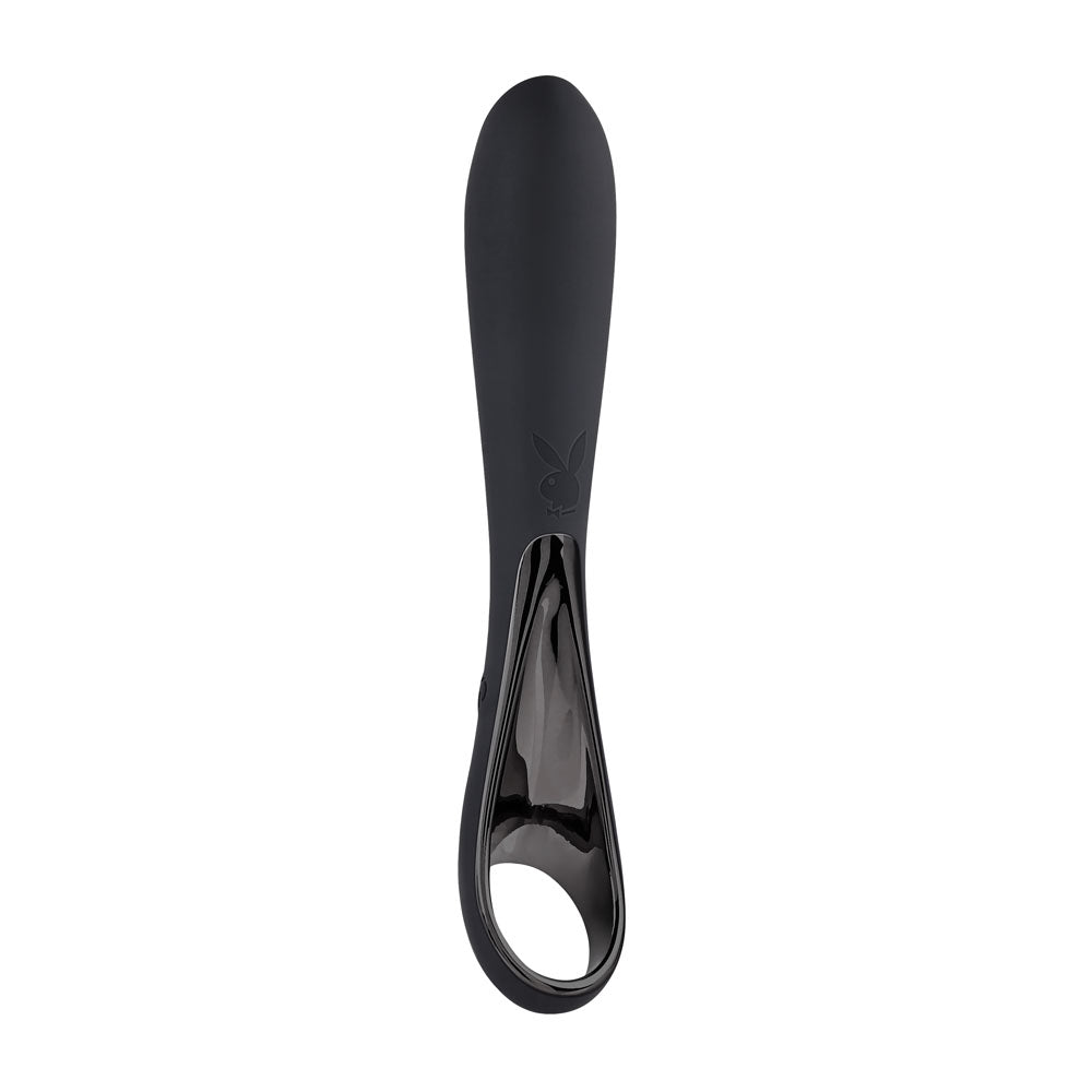 Playboy Pleasure OLLO Black 14.6cm USB Rechargeable Vibrator