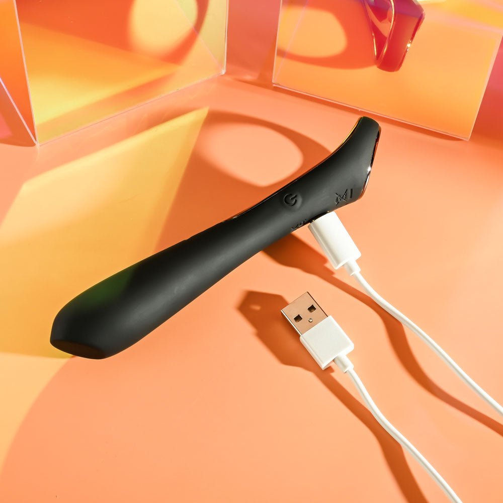 Playboy Pleasure OLLO Black 14.6cm USB Rechargeable Vibrator