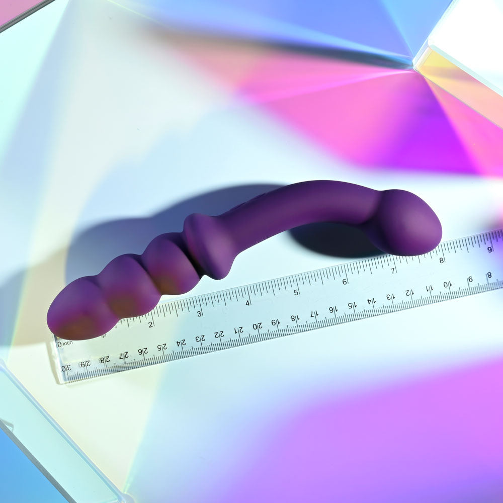 Playboy Pleasure THE SEEKER Purple 20.3cm USB Rechargeable Double Ended Vibrator