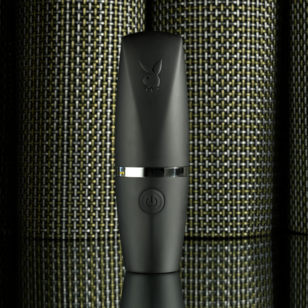 Playboy Pleasure EXCURSION Black 14.2cm USB Rechargeable Suction Stimulator