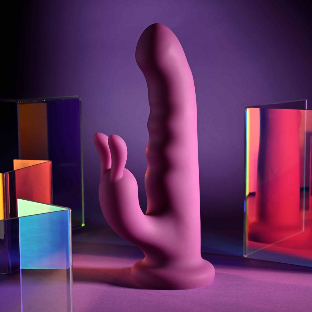 Playboy Pleasure FLUFFLE - Purple 19.7cm USB Rechargeable Rabbit Vibrator