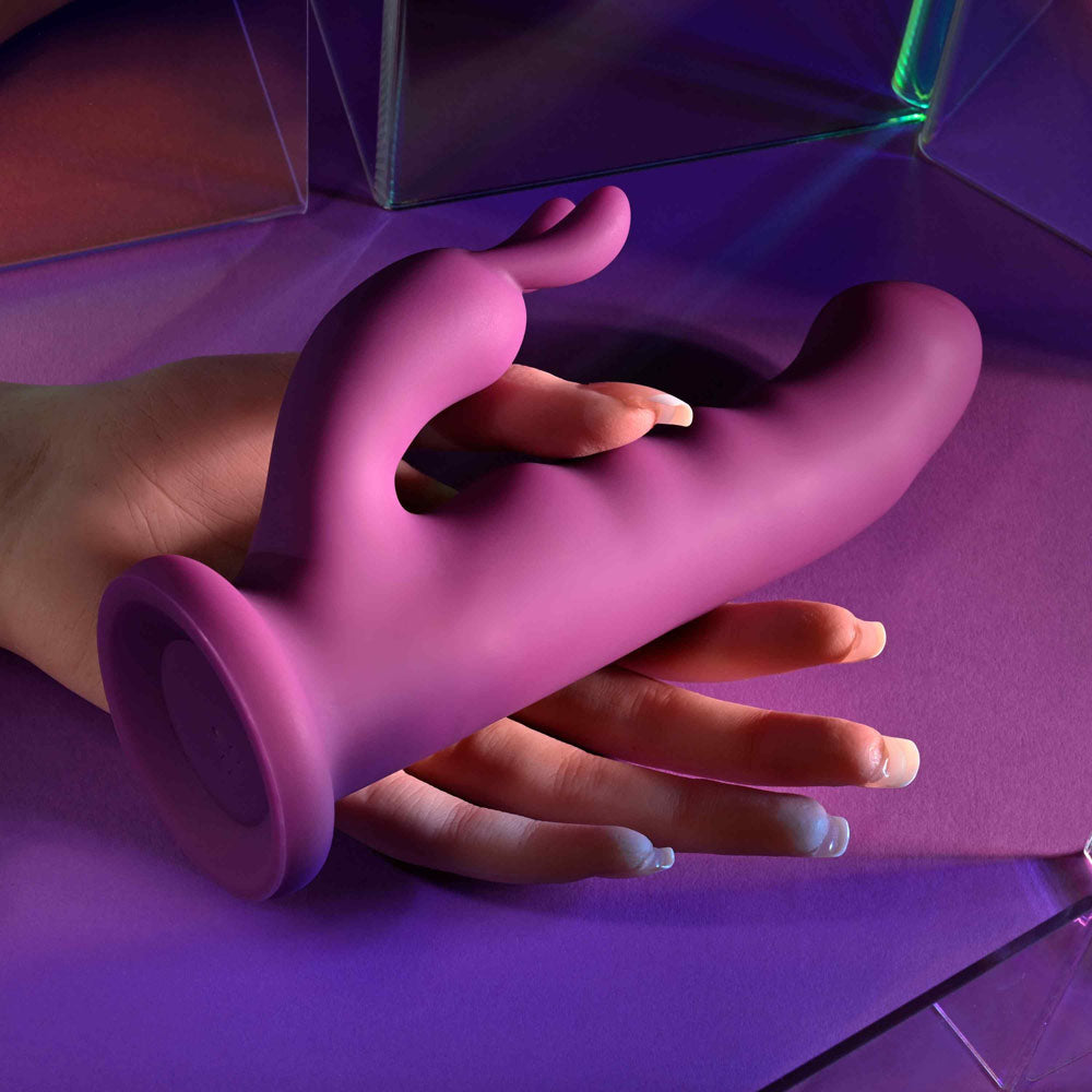 Playboy Pleasure FLUFFLE - Purple 19.7cm USB Rechargeable Rabbit Vibrator