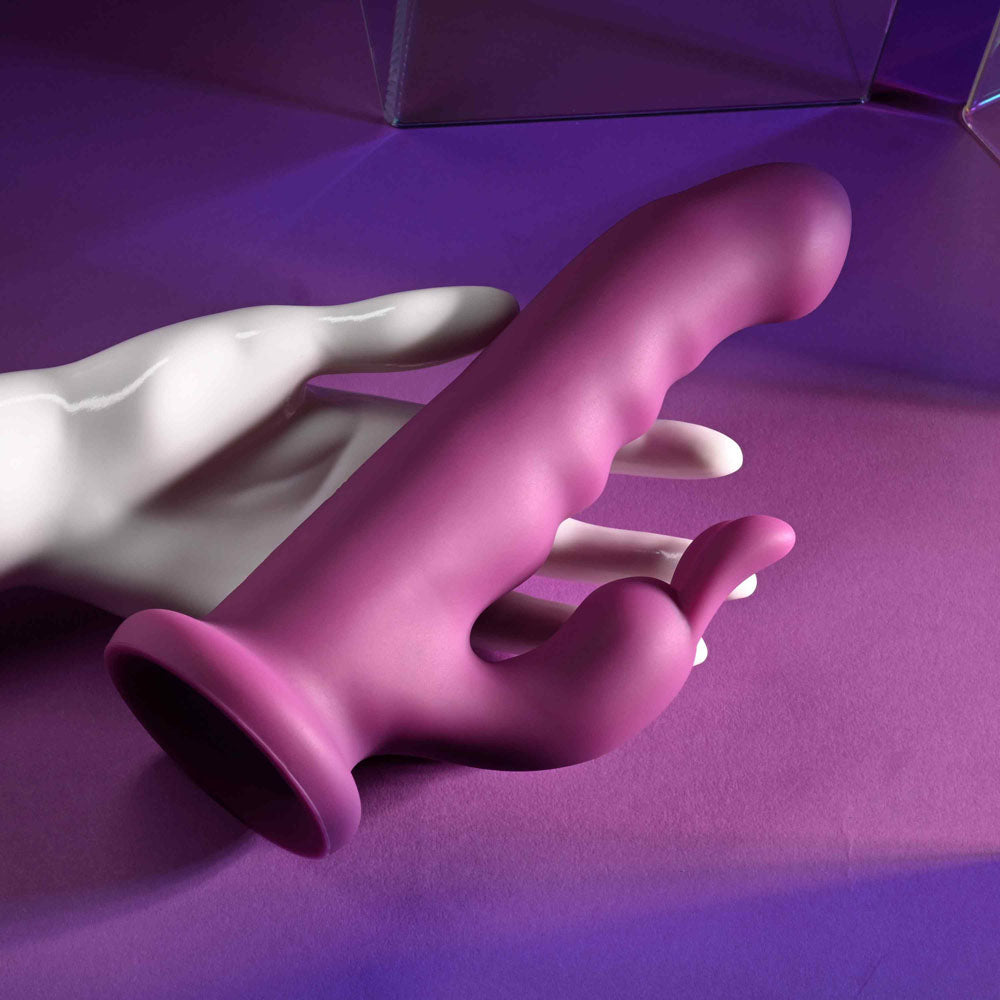Playboy Pleasure FLUFFLE - Purple 19.7cm USB Rechargeable Rabbit Vibrator