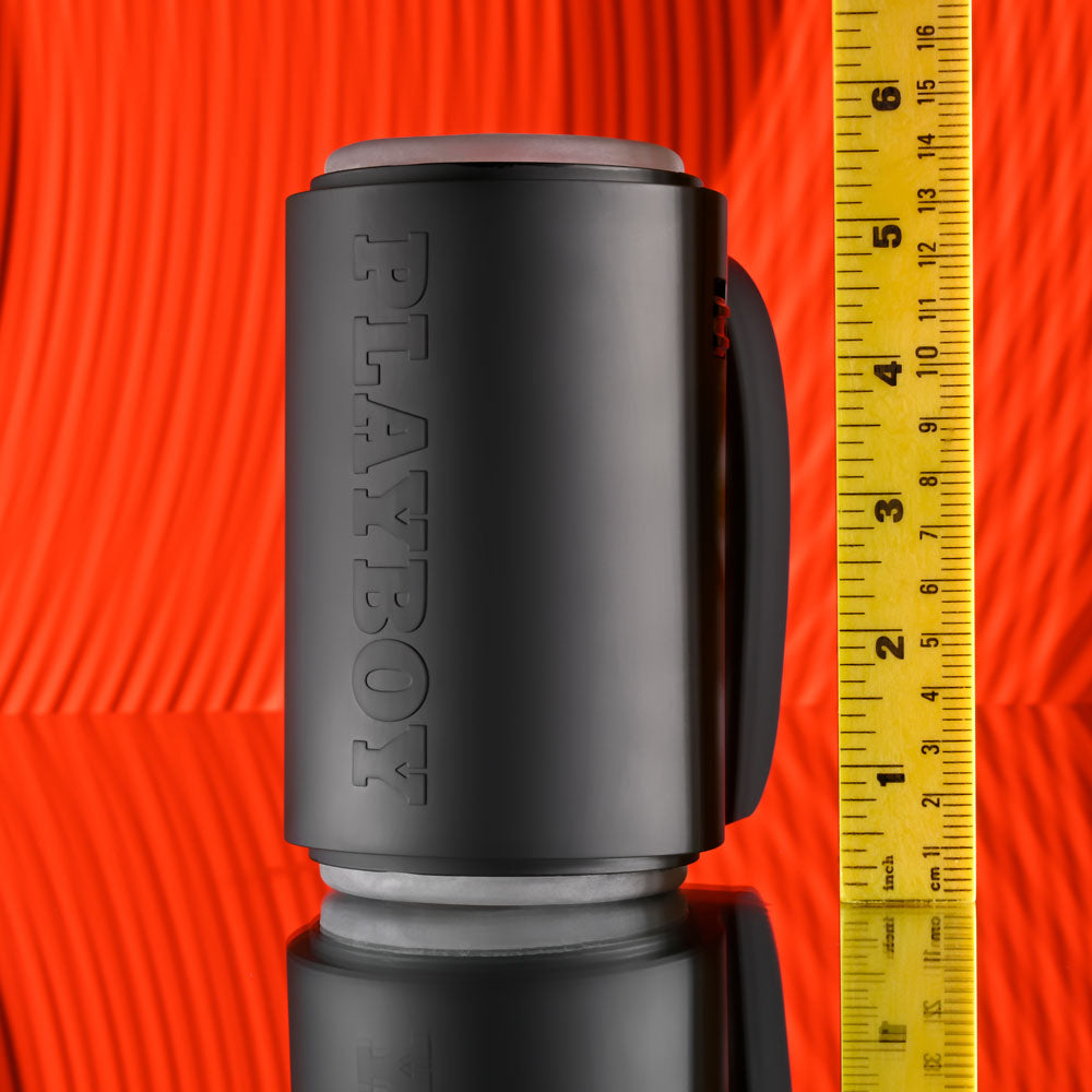 Playboy Pleasure COME ALONG - USB Rechargeable Vibrating Stroker Masturbator