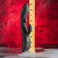 Playboy Pleasure THATS THE SPOT - Black 23.3cm Rabbit Vibrator with G-Spot Tapper