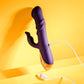 Playboy Pleasure BUNNY PUNCH - Purple 24.4cm Twirling Rabbit Vibrator