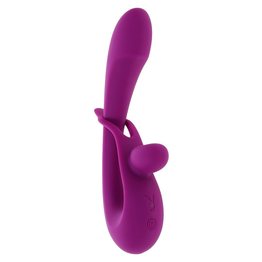 Playboy Pleasure CHA CHA SLIDE Purple 20cm Rabbit Vibrator