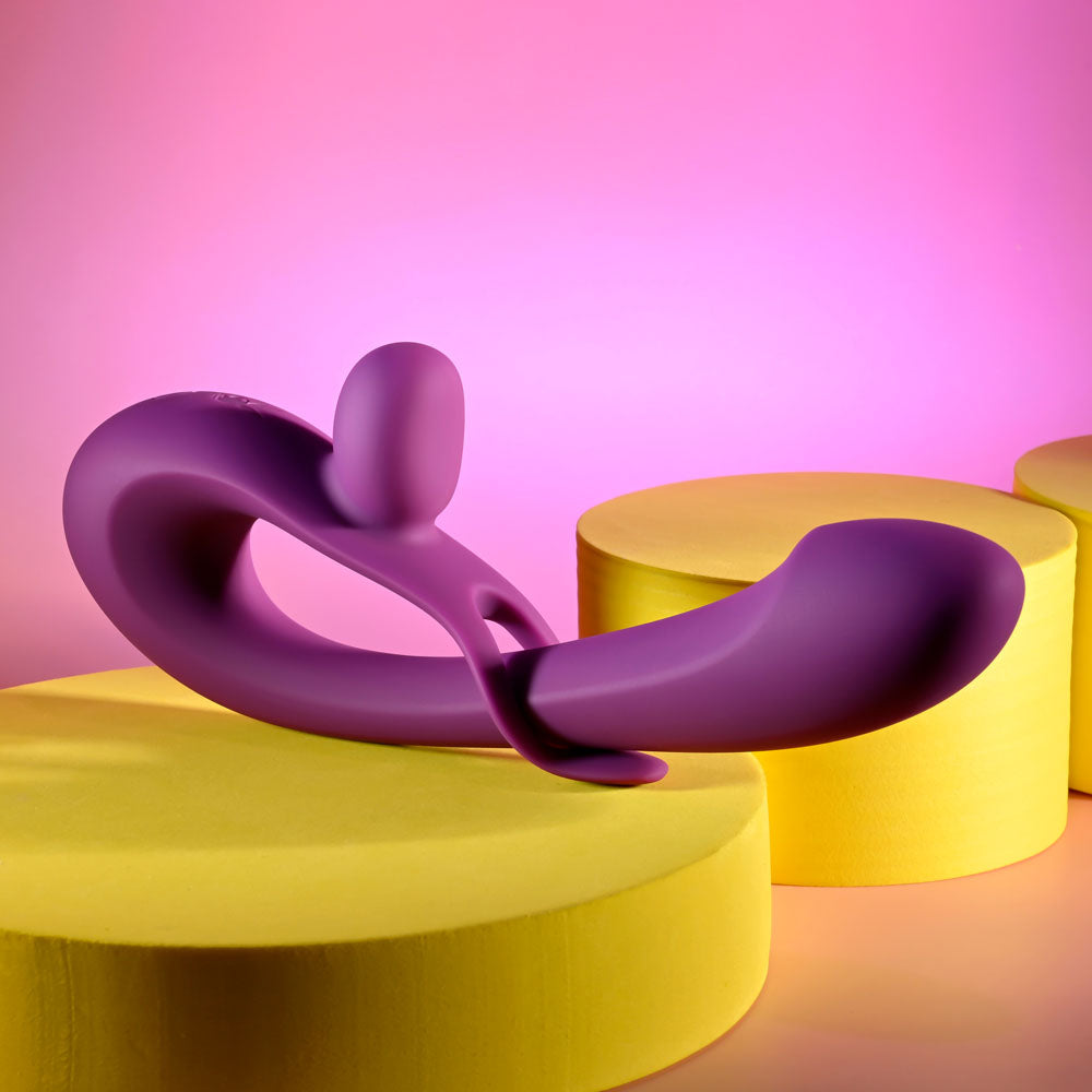 Playboy Pleasure CHA CHA SLIDE Purple 20cm Rabbit Vibrator
