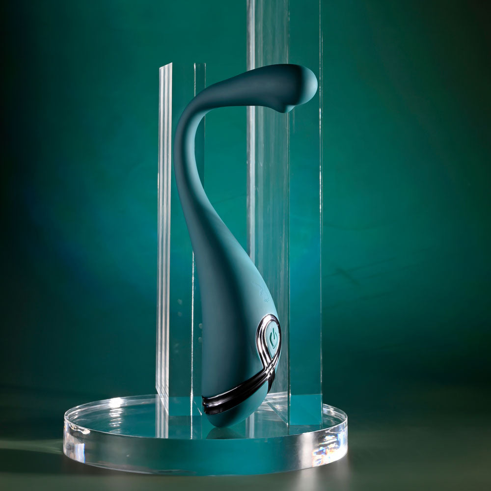 Playboy Pleasure PINPOINT PERFECTION - Green 19.3cm Poseable Bendable Vibrator