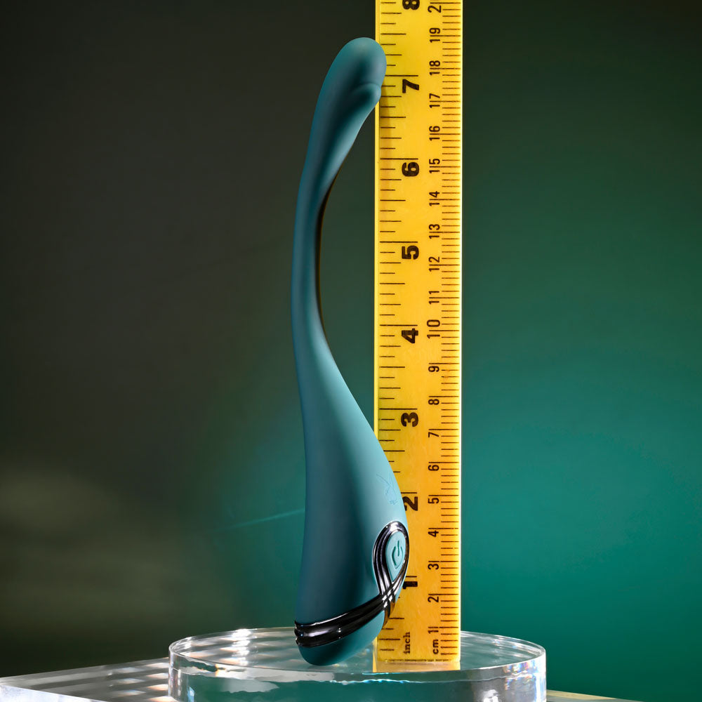 Playboy Pleasure PINPOINT PERFECTION - Green 19.3cm Poseable Bendable Vibrator