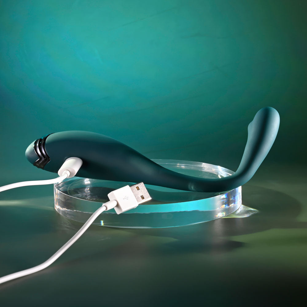 Playboy Pleasure PINPOINT PERFECTION - Green 19.3cm Poseable Bendable Vibrator