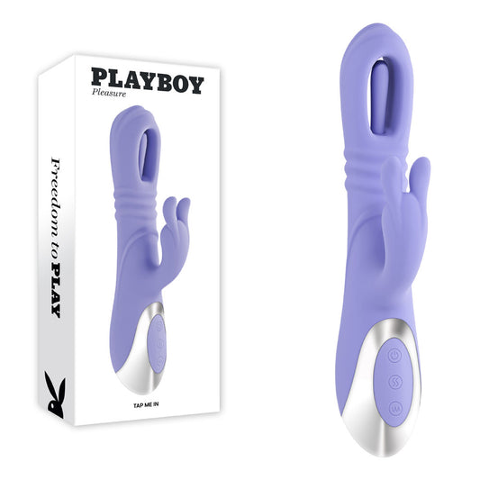 Playboy Pleasure TAP ME IN Thrusting Flapping Rabbit Vibrator
