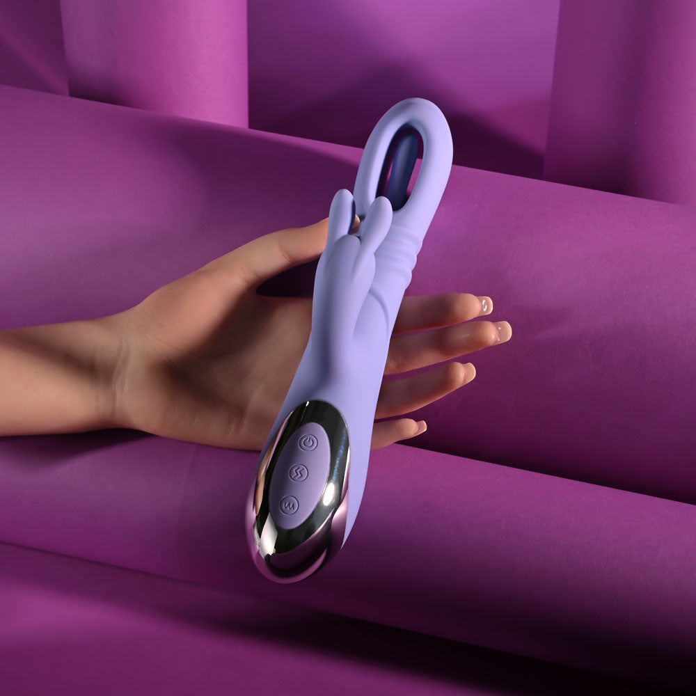 Playboy Pleasure TAP ME IN Thrusting Flapping Rabbit Vibrator