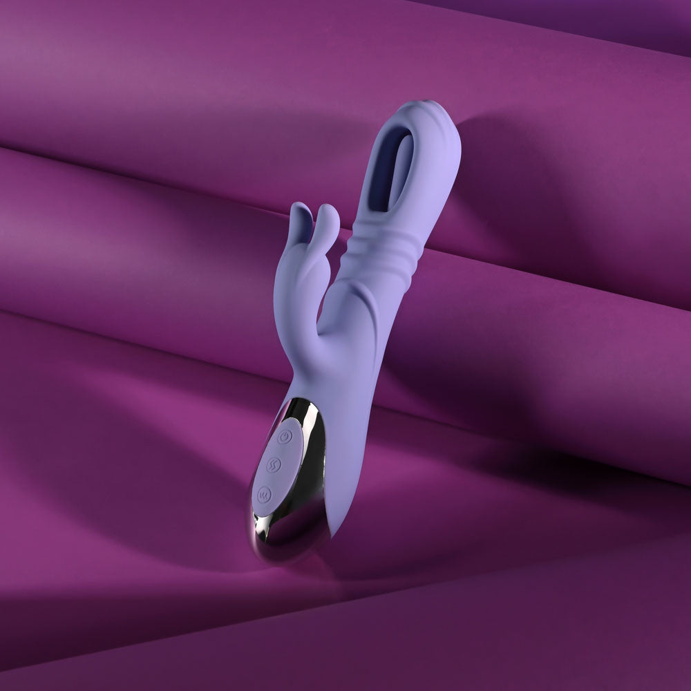 Playboy Pleasure TAP ME IN Thrusting Flapping Rabbit Vibrator