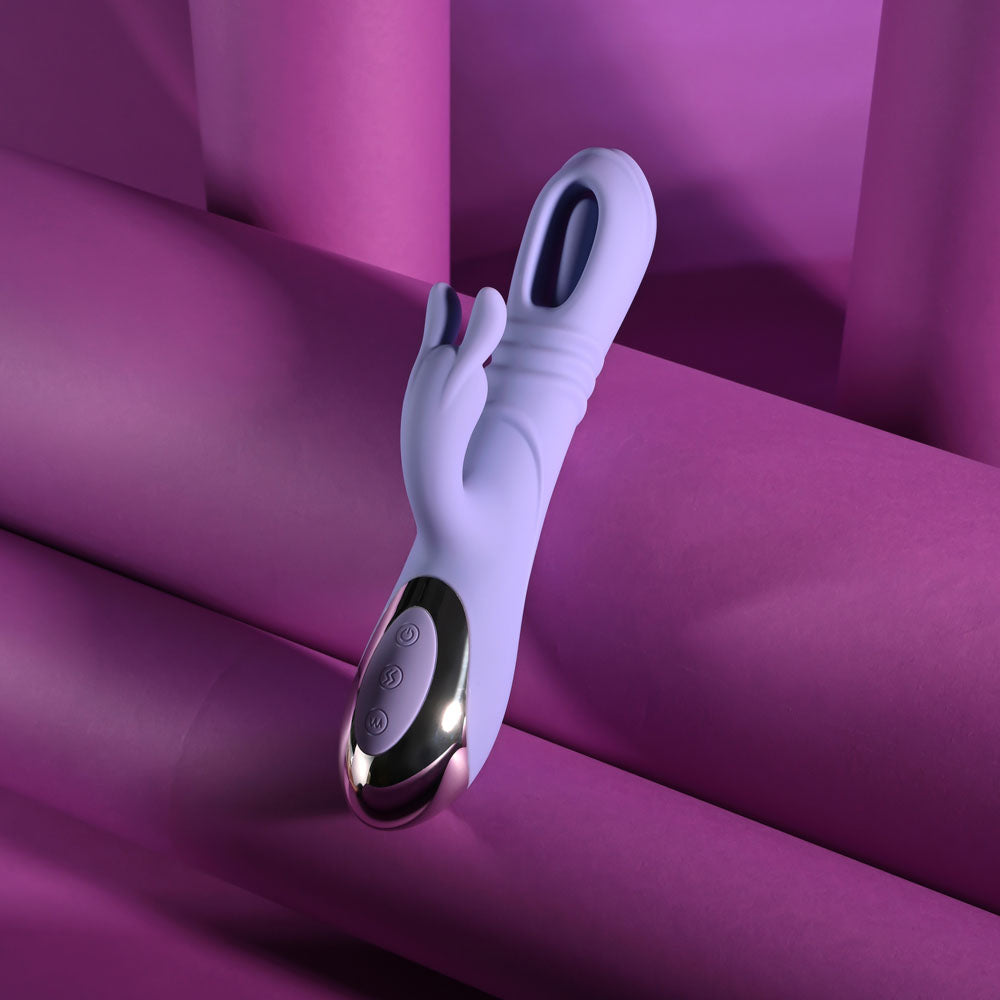 Playboy Pleasure TAP ME IN Thrusting Flapping Rabbit Vibrator