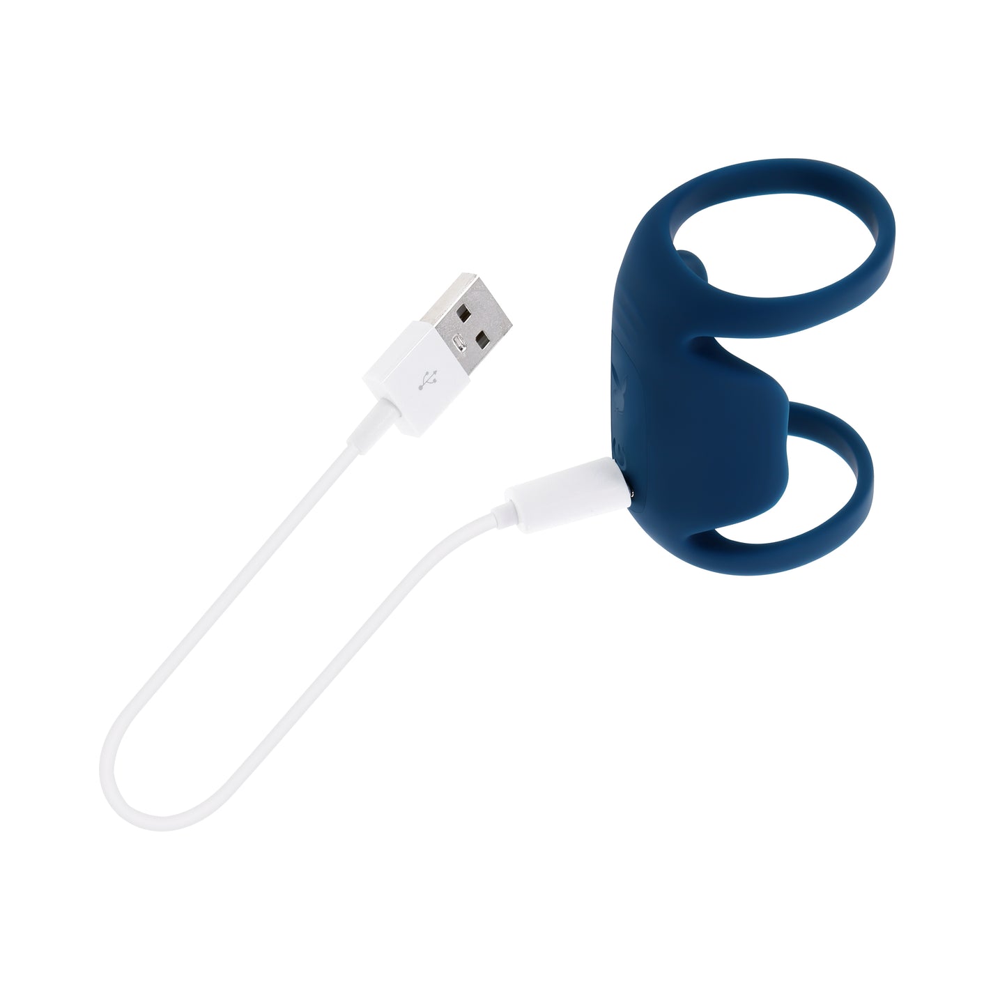 Playboy Pleasure JET PACK - Dark Blue USB Rechargeable Vibrating Penis Harness