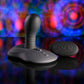 Playboy Pleasure SITTIN & SPINNIN - Black Spinning Vibrator & Grinder Pad with Remote