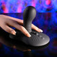 Playboy Pleasure SITTIN & SPINNIN - Black Spinning Vibrator & Grinder Pad with Remote