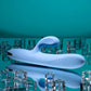 Playboy Pleasure UP AND AWAY Blue 26.7cm Rabbit Vibrator