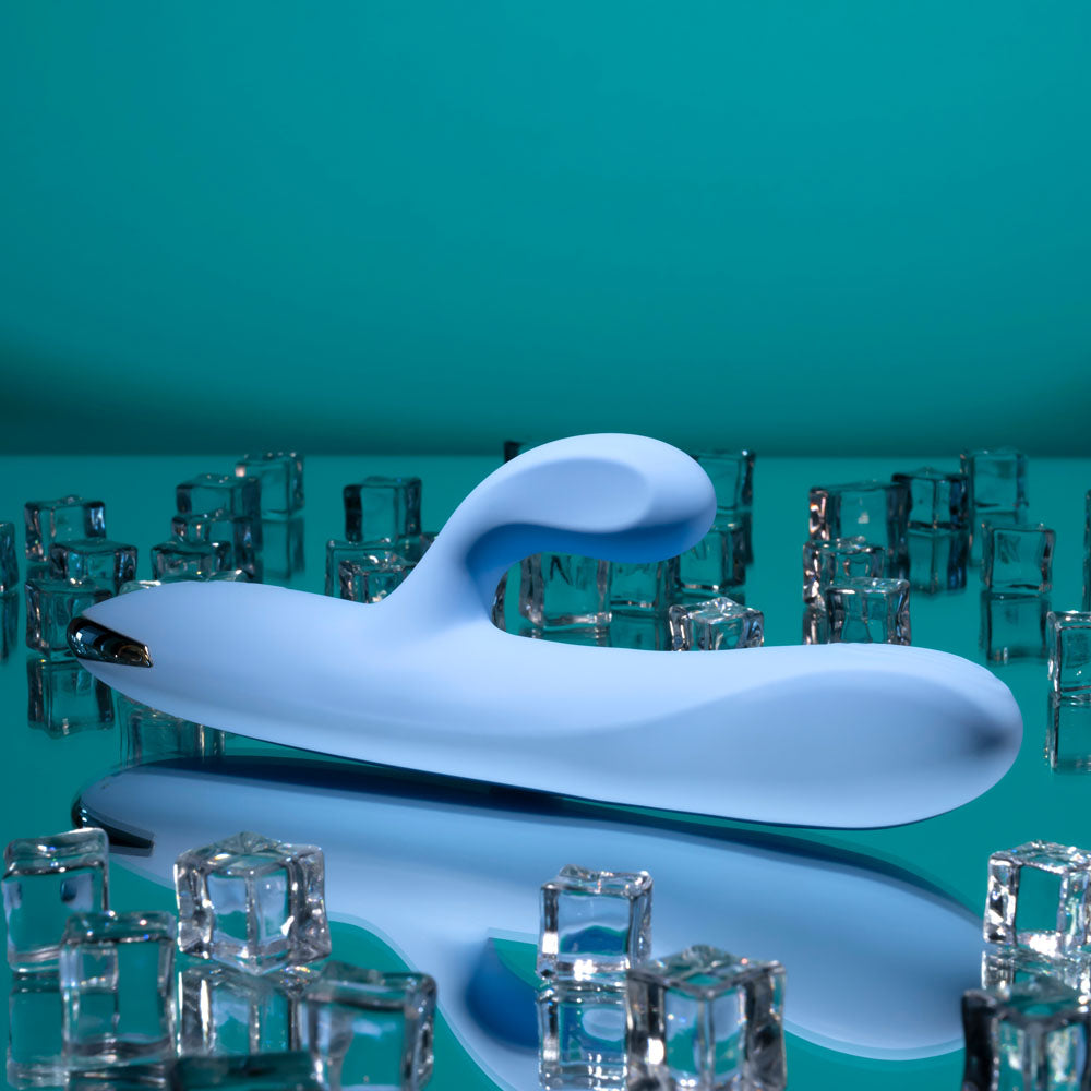 Playboy Pleasure UP AND AWAY Blue 26.7cm Rabbit Vibrator