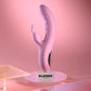 Playboy Pleasure RUB ME RIGHT - Pink 23.2cm Thrusting Rabbit Vibrator