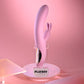 Playboy Pleasure RUB ME RIGHT - Pink 23.2cm Thrusting Rabbit Vibrator