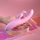 Playboy Pleasure RUB ME RIGHT - Pink 23.2cm Thrusting Rabbit Vibrator
