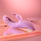 Playboy Pleasure RUB ME RIGHT - Pink 23.2cm Thrusting Rabbit Vibrator