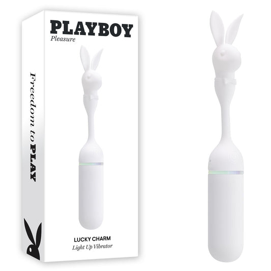 Playboy Pleasure LUCKY CHARM Light Up Rabbit Head Vibrator