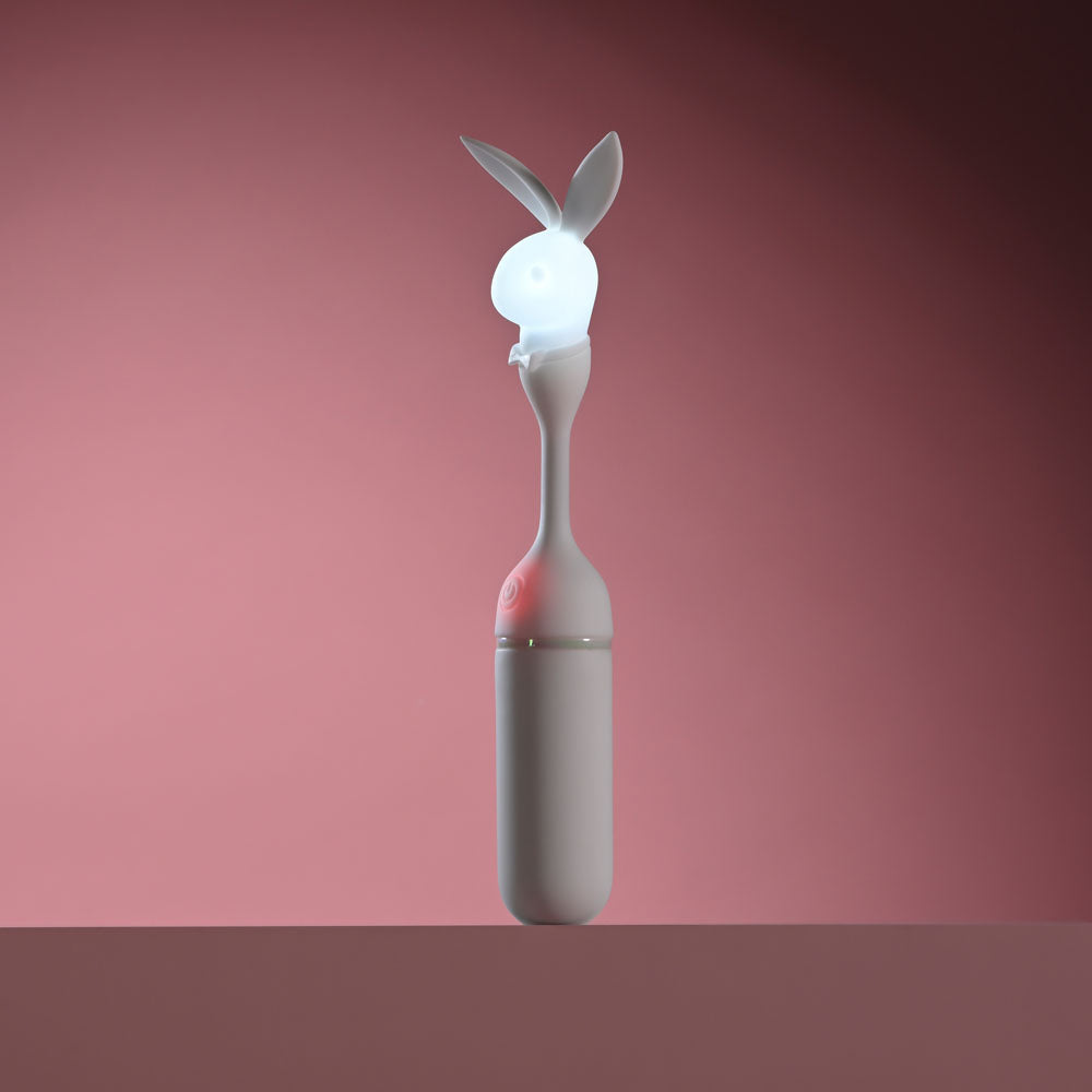 Playboy Pleasure LUCKY CHARM Light Up Rabbit Head Vibrator