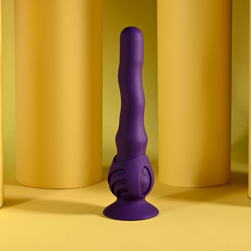 Playboy Pleasure WIGGLE IT - Purple Wiggling Shaft Vibrator
