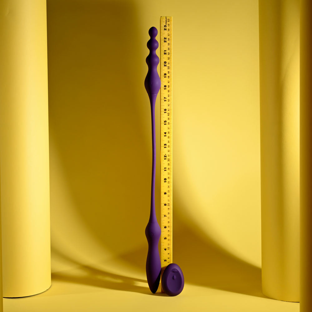 Playboy Pleasure THIS & THAT - Purple Flexible Dual Ended Vibrator