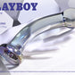 Playboy Pleasure JEWELS KING Clear Glass 16.3cm Dildo